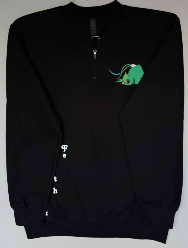 Oops! Quetzal Quarter-Zip Sweatshirt Casual-Unisex - Image 2